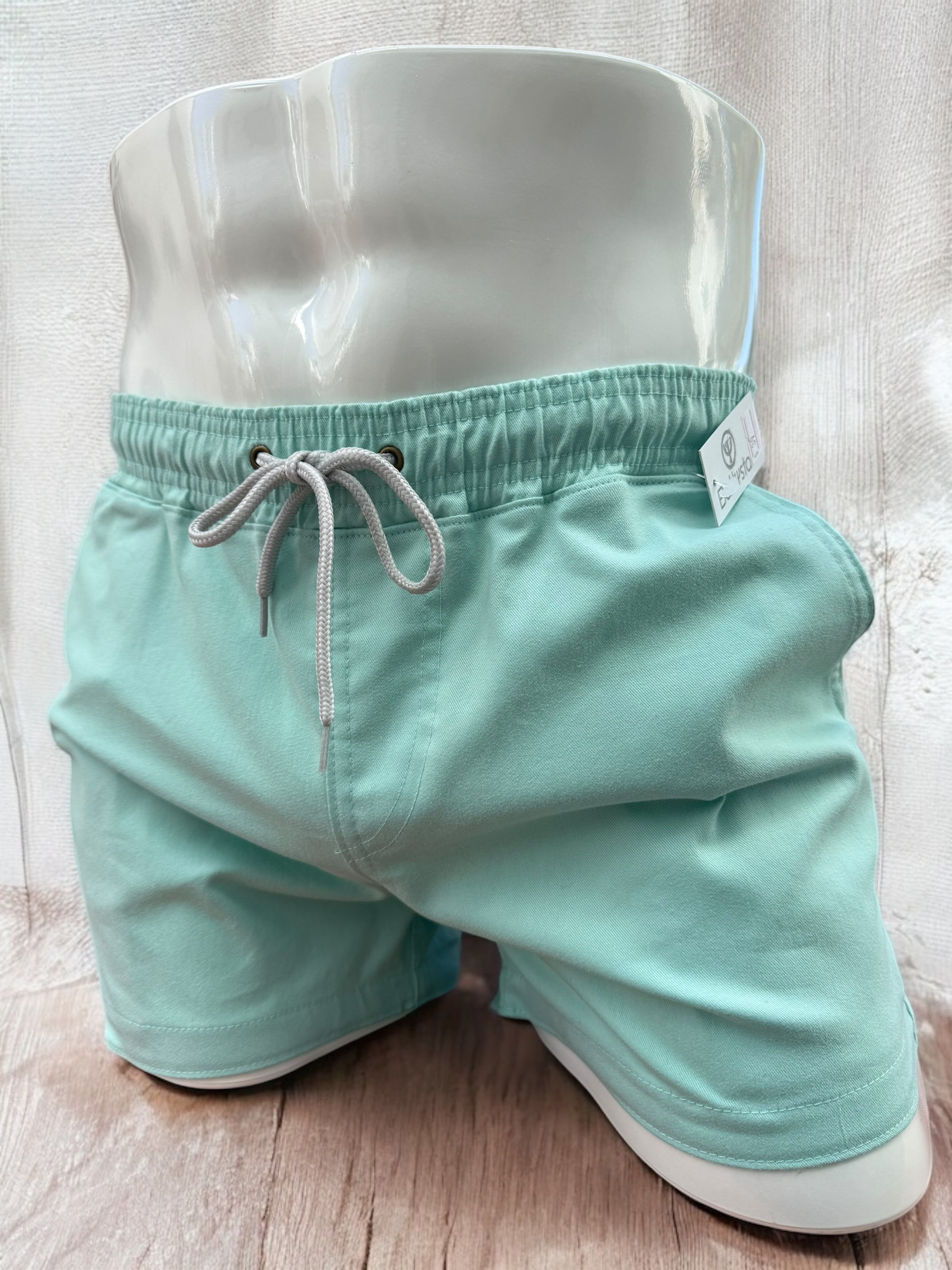 Mint Drill Shorts 2.5 Inch | MEN SHORTS | BATTYSTA | OUTFAIR | OUTFAIR