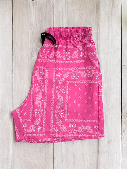 Pink Paisley Shorts | MEN SHORTS | LAVISH NY | OUTFAIR | OUTFAIR