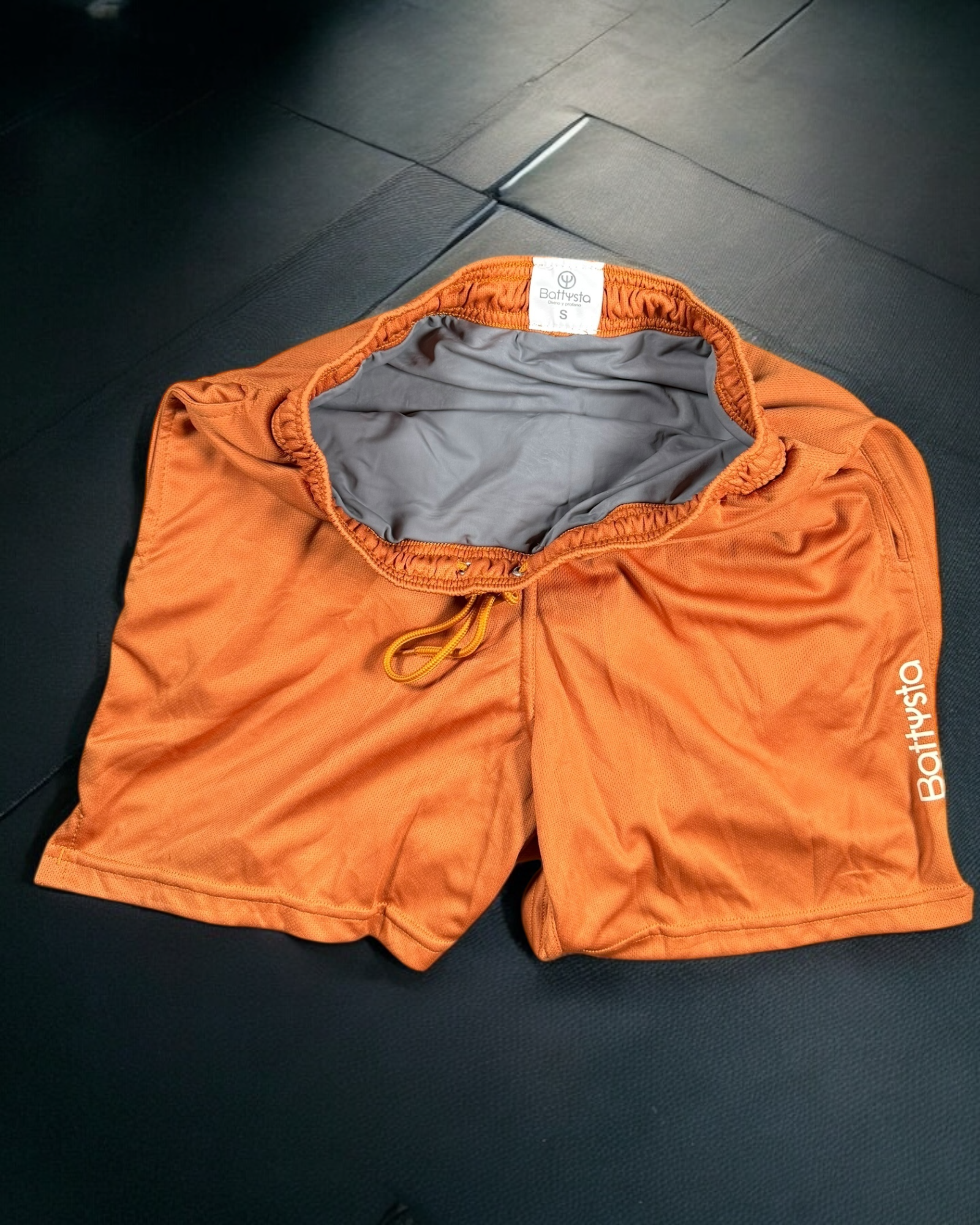 Orange Gym Shorts | MEN SHORTS | BATTYSTA | OUTFAIR | OUTFAIR