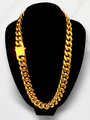 14 MM Gold-Plated Cuban Style Chain