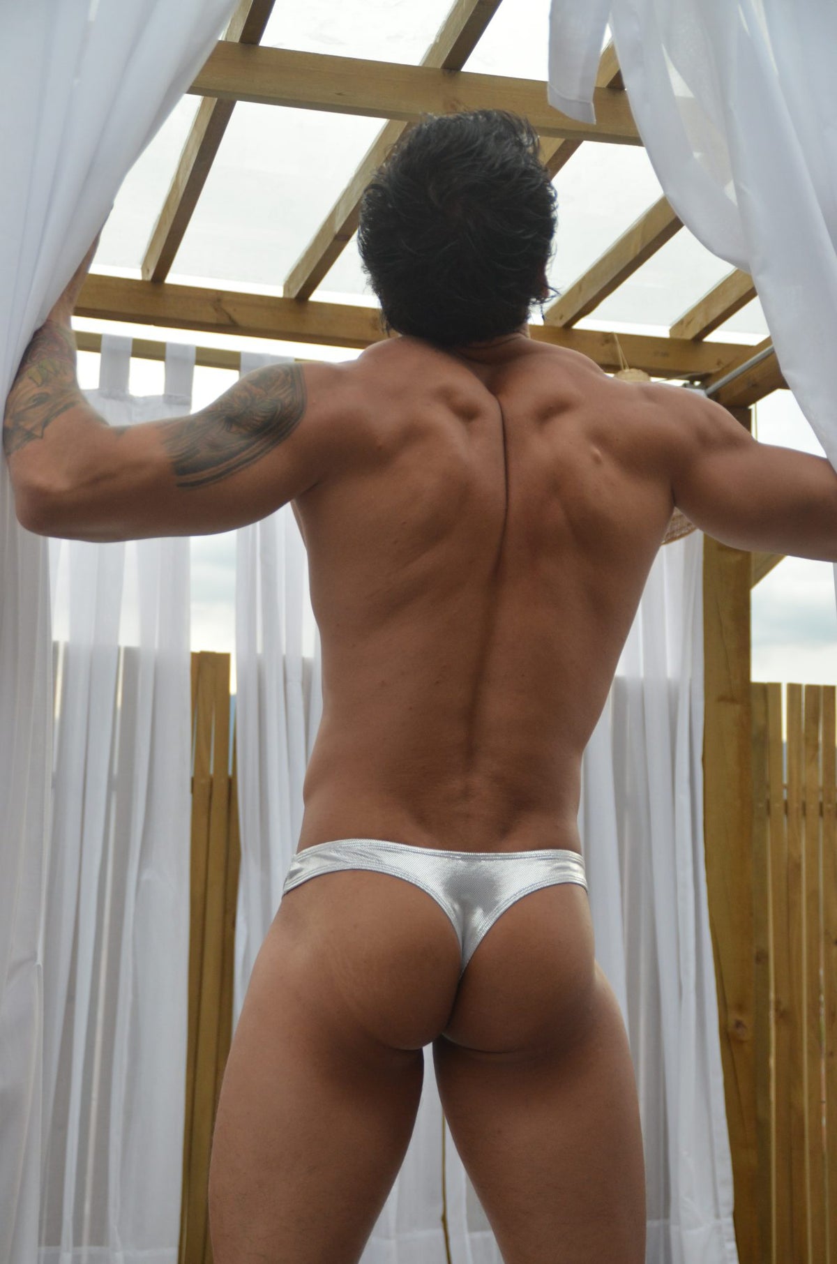 Adonis GLAM BOY Silver Thong | MEN SWIMWEAR | XPARTACUS | OUTFAIR | OUTFAIR