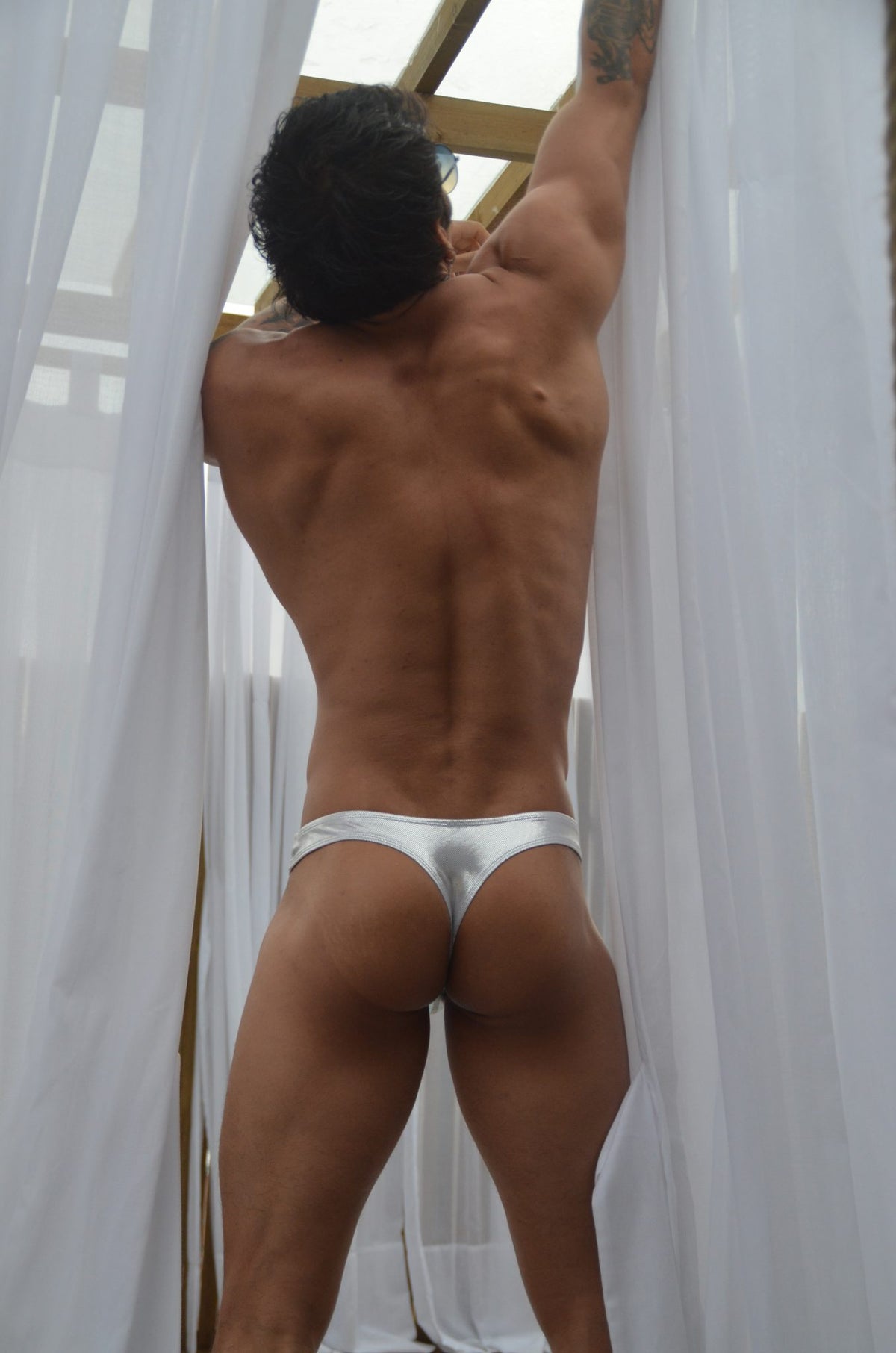 Adonis GLAM BOY Silver Thong | MEN SWIMWEAR | XPARTACUS | OUTFAIR | OUTFAIR