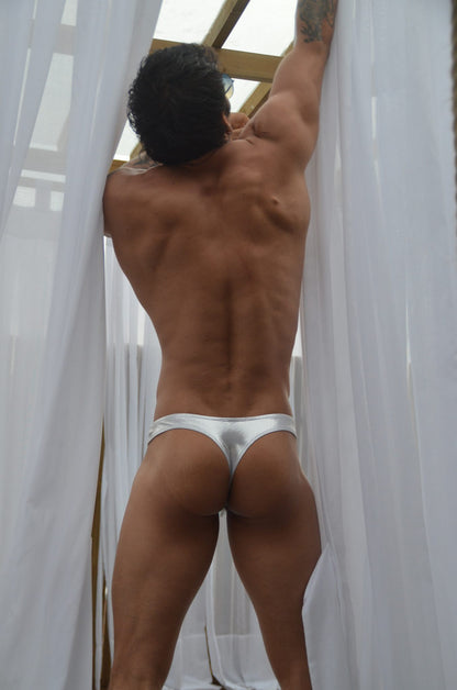 Adonis GLAM BOY Silver Thong | MEN SWIMWEAR | XPARTACUS | OUTFAIR | OUTFAIR