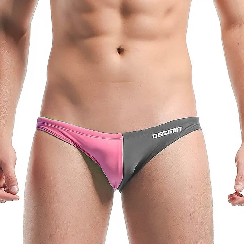 Desmiit Double Color Low Cut Swim Brief