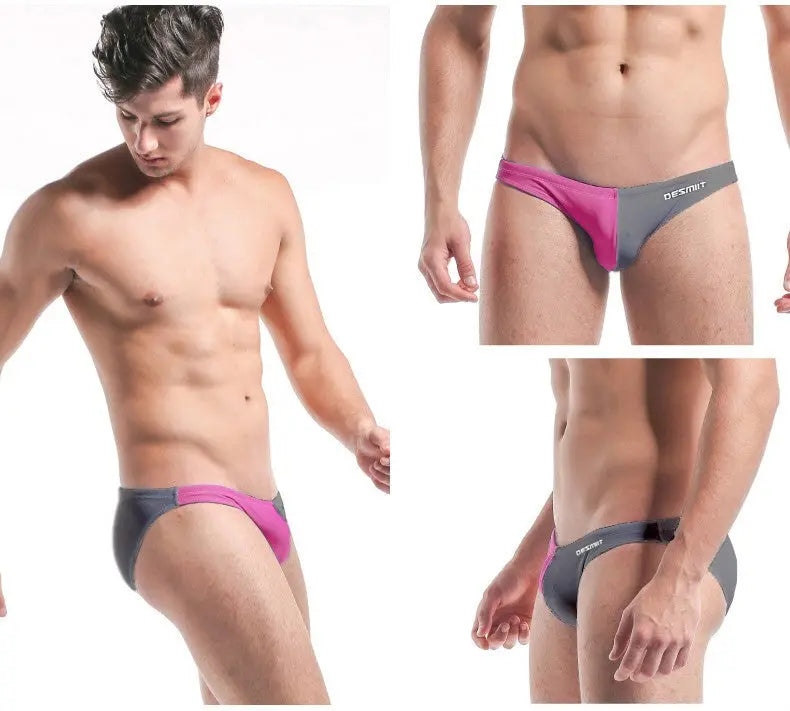 Desmiit Double Color Low Cut Swim Brief