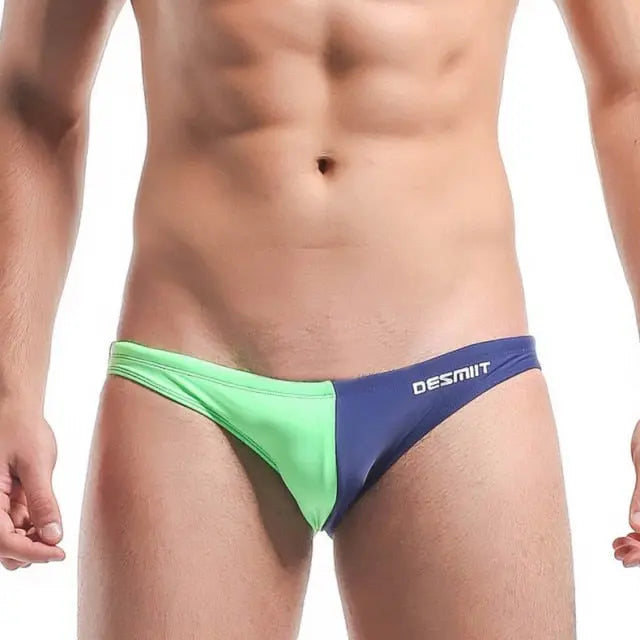 Desmiit Double Color Low Cut Swim Brief
