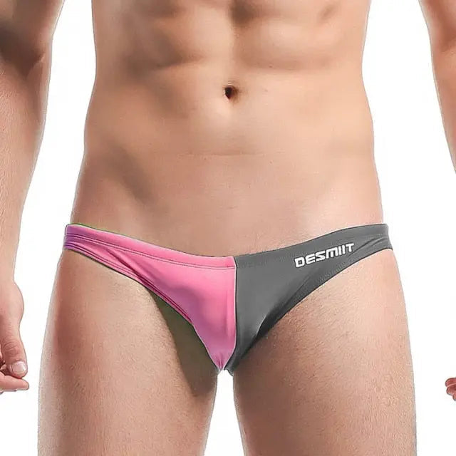 Desmiit Double Color Low Cut Swim Brief