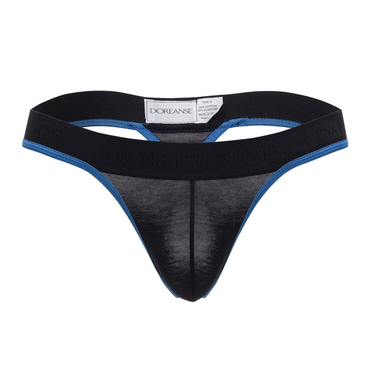 Doreanse -BLK Borderline Thongs - Black