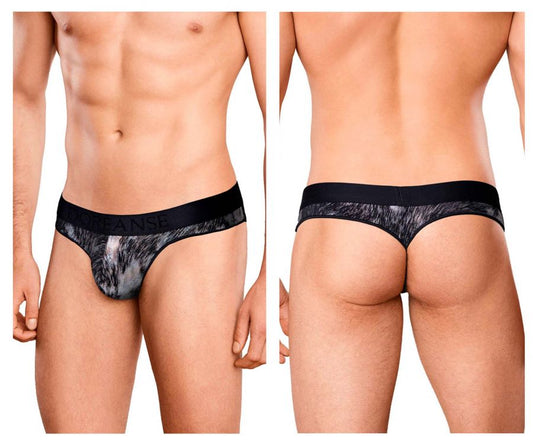 Doreanse Men's Underwear 1208-PRN Nebula Thongs Color Printed