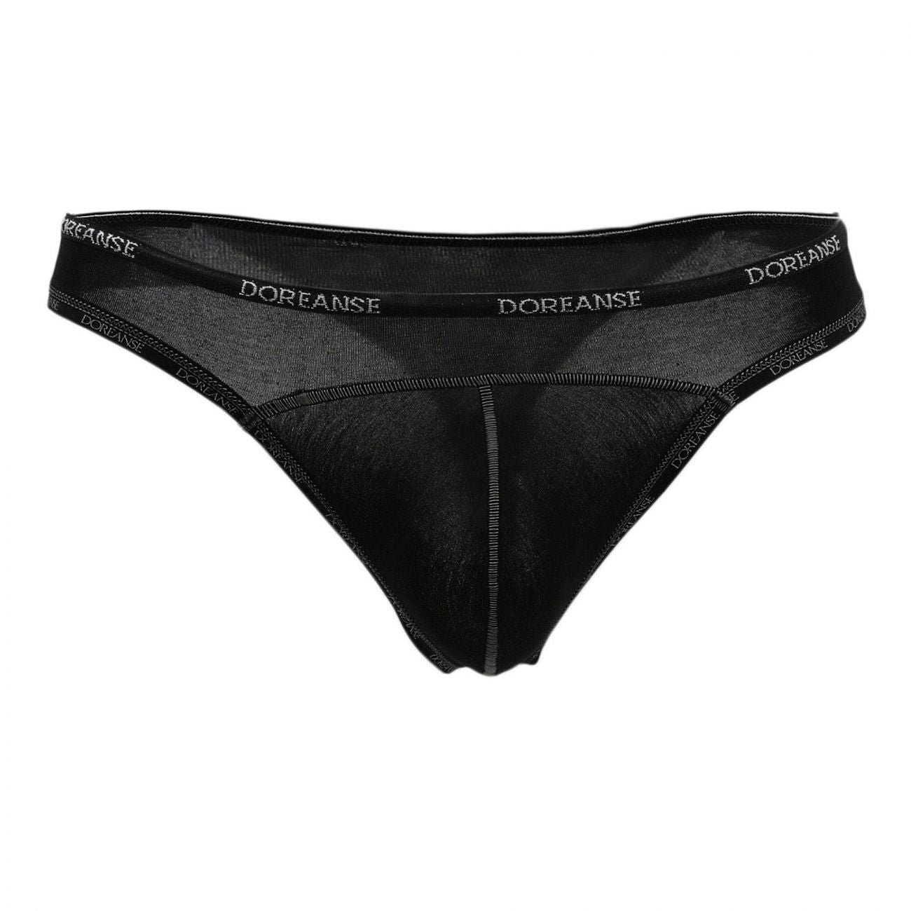 Doreanse Men's Underwear 1216-BLK Naked Thong Color Black