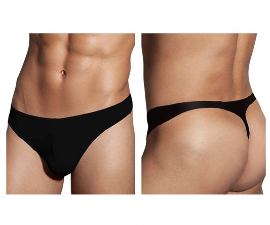 Doreanse Men's Underwear 1280-BLK Hang-loose Thong Color Black
