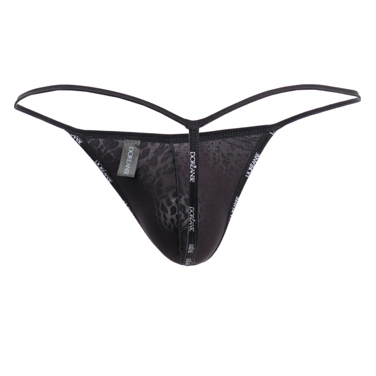 Doreanse Men's Underwear 1326-PAN Flashy G-String Color Black Panther