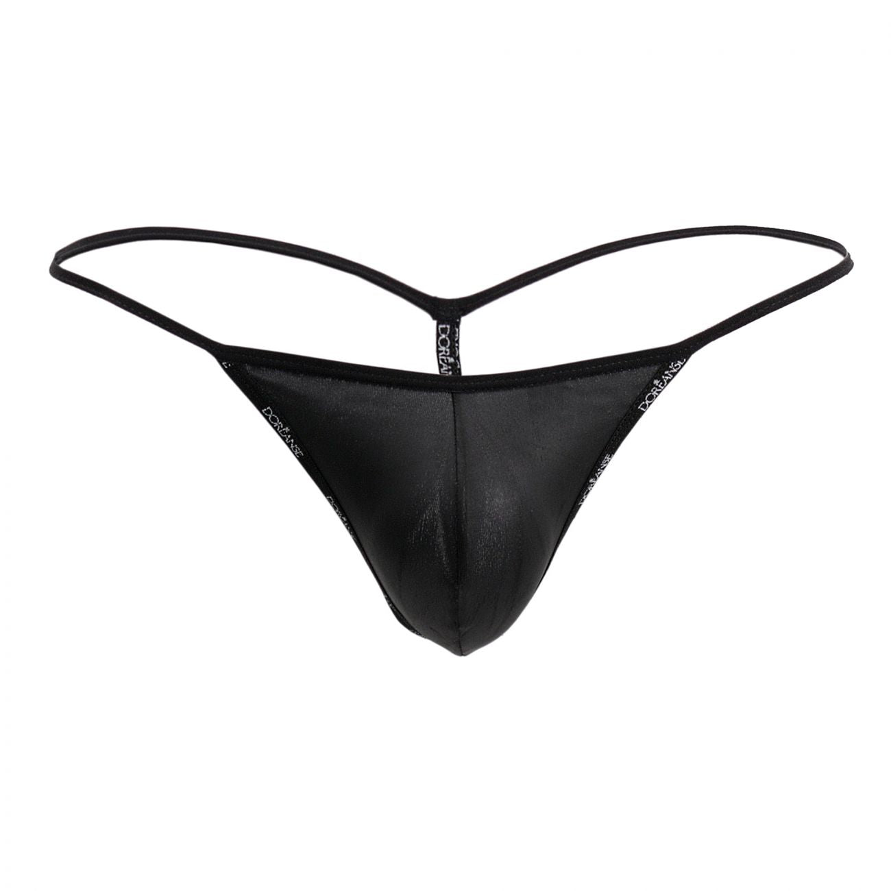 Doreanse Men's Underwear 1326-SBK Flashy G-String Color Space Black