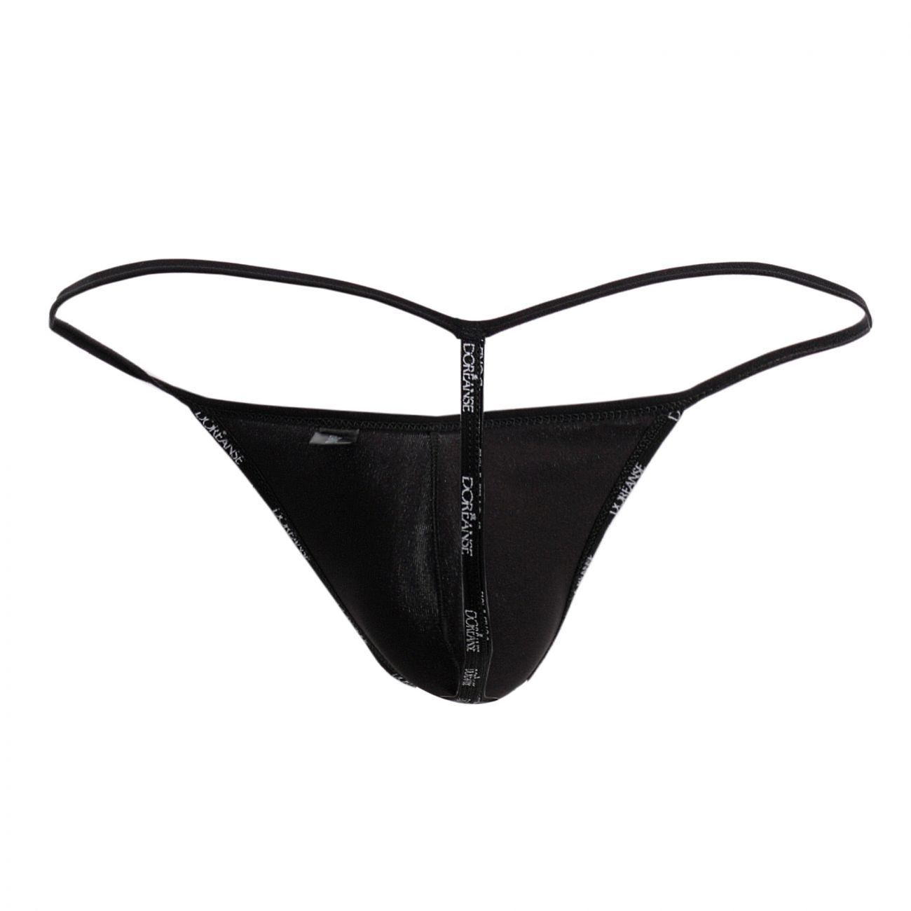 Doreanse Men's Underwear 1326-SBK Flashy G-String Color Space Black