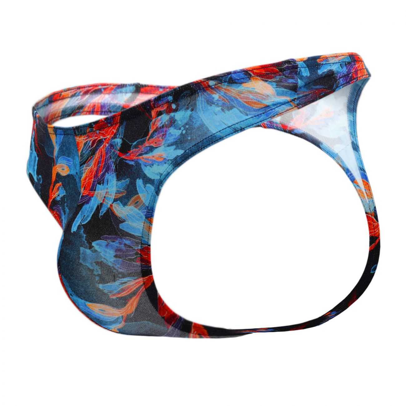 Doreanse Men's Underwear 1341-PRN Deep Sea Thong Color Printed