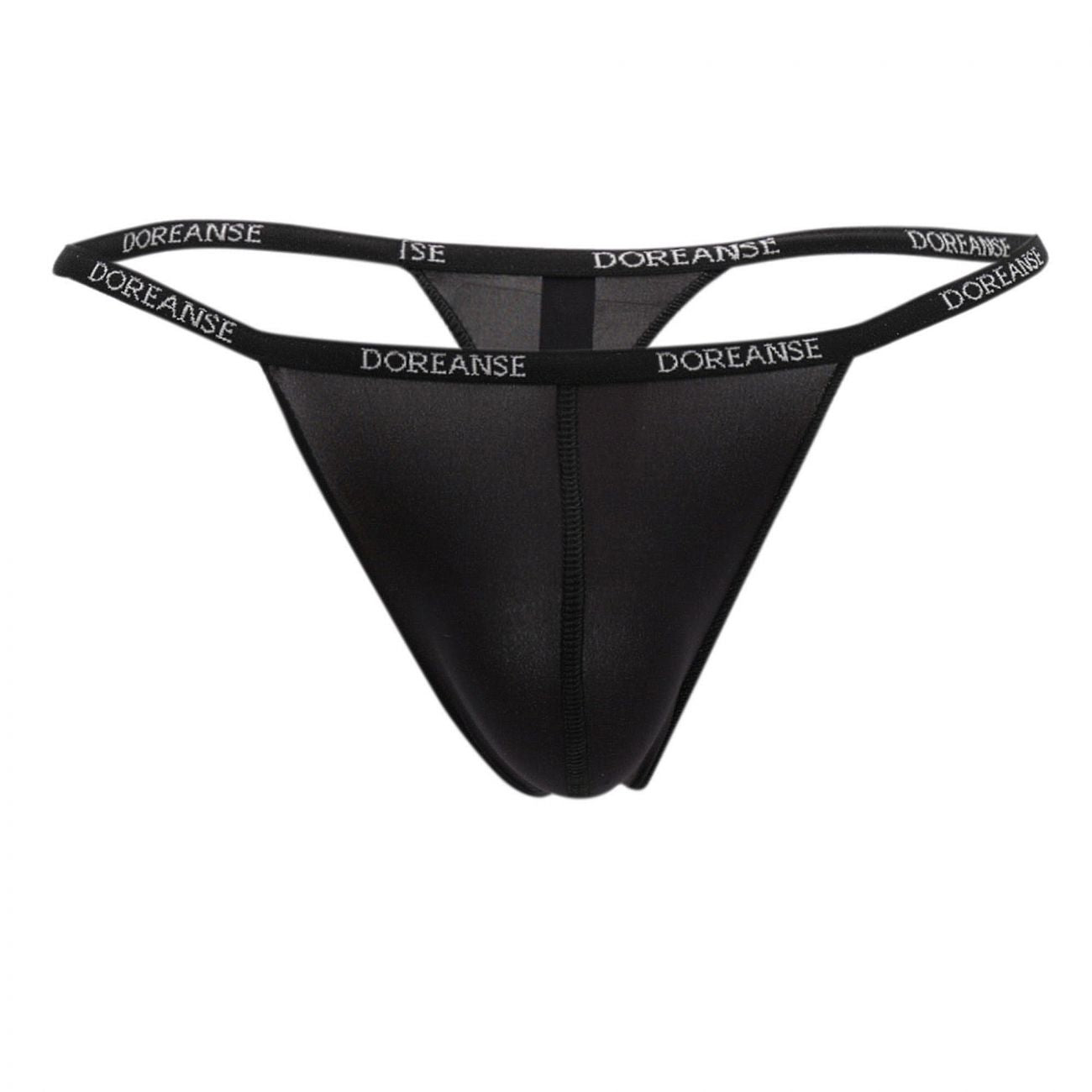 Doreanse Men's Underwear 1390-BLK Aire Thong Color Black