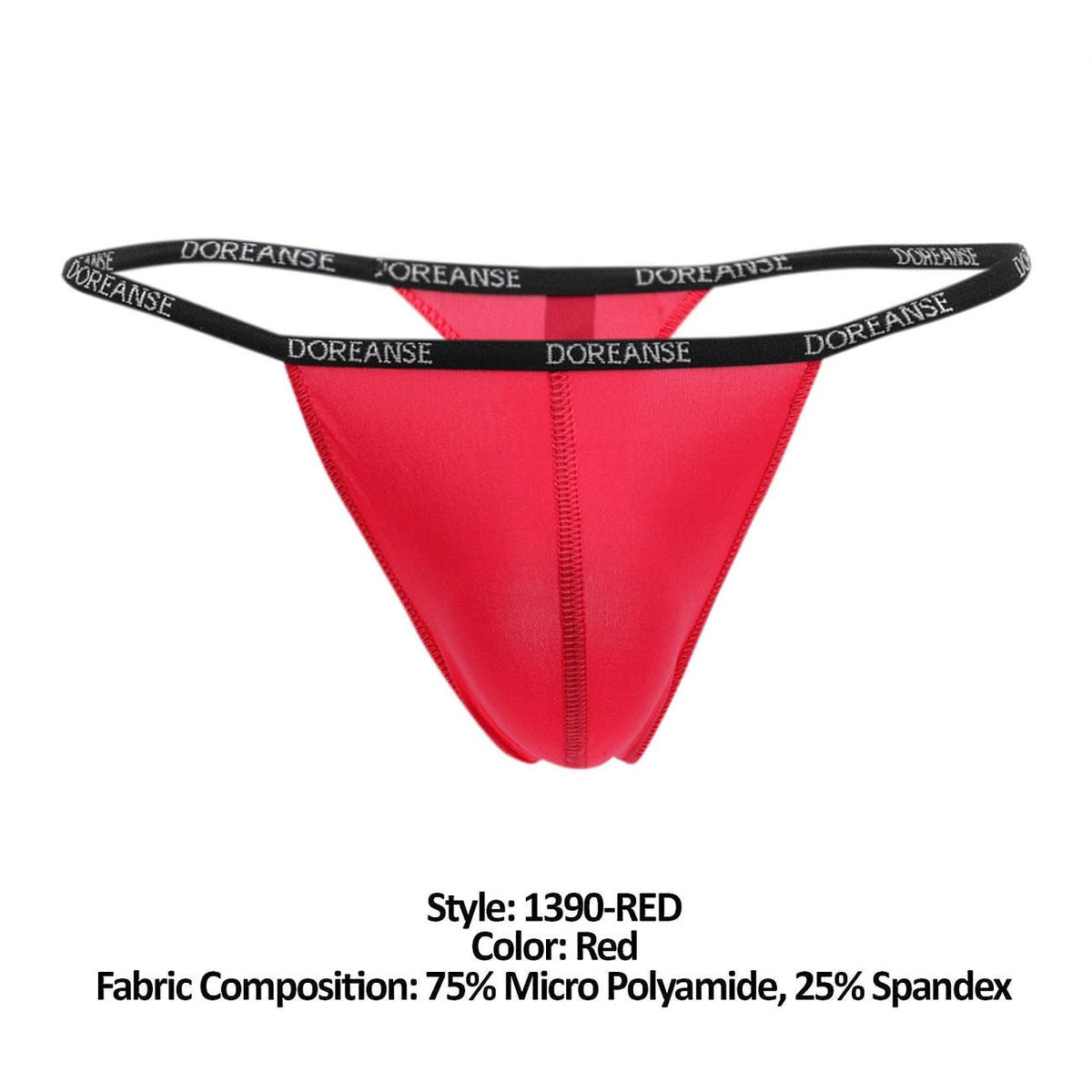 Doreanse -RED Aire Thong - Red