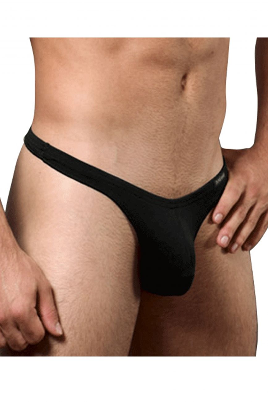 Doreanse -BLK Euro Thong - Black