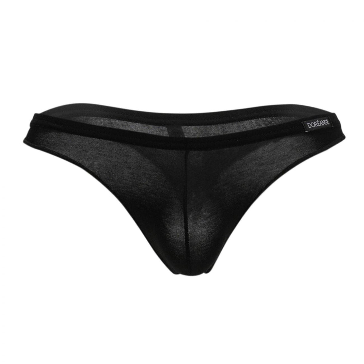 Doreanse -BLK Euro Thong - Black
