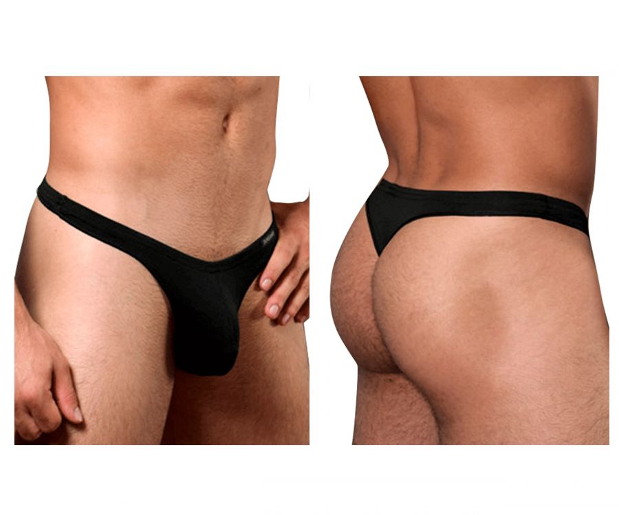 Doreanse -BLK Euro Thong - Black