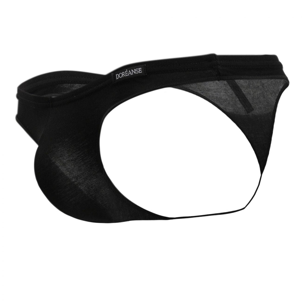 Doreanse -BLK Euro Thong - Black