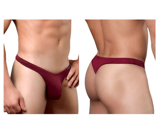 Doreanse Men's Underwear 1392-BRD Euro Thong Color Bordeaux