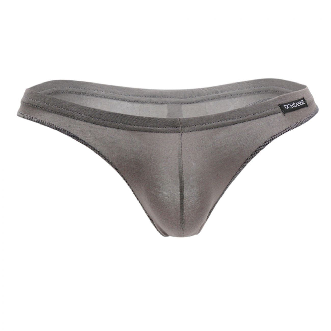 Doreanse Men's Underwear 1392-SMK Euro Thong Color Smoke