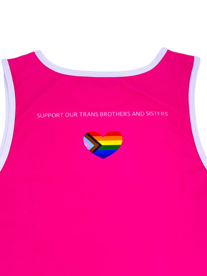 PRIDE POWER Pink Tank Top | MEN TANK TOP | KBAYO | OUTFAIR | OUTFAIR