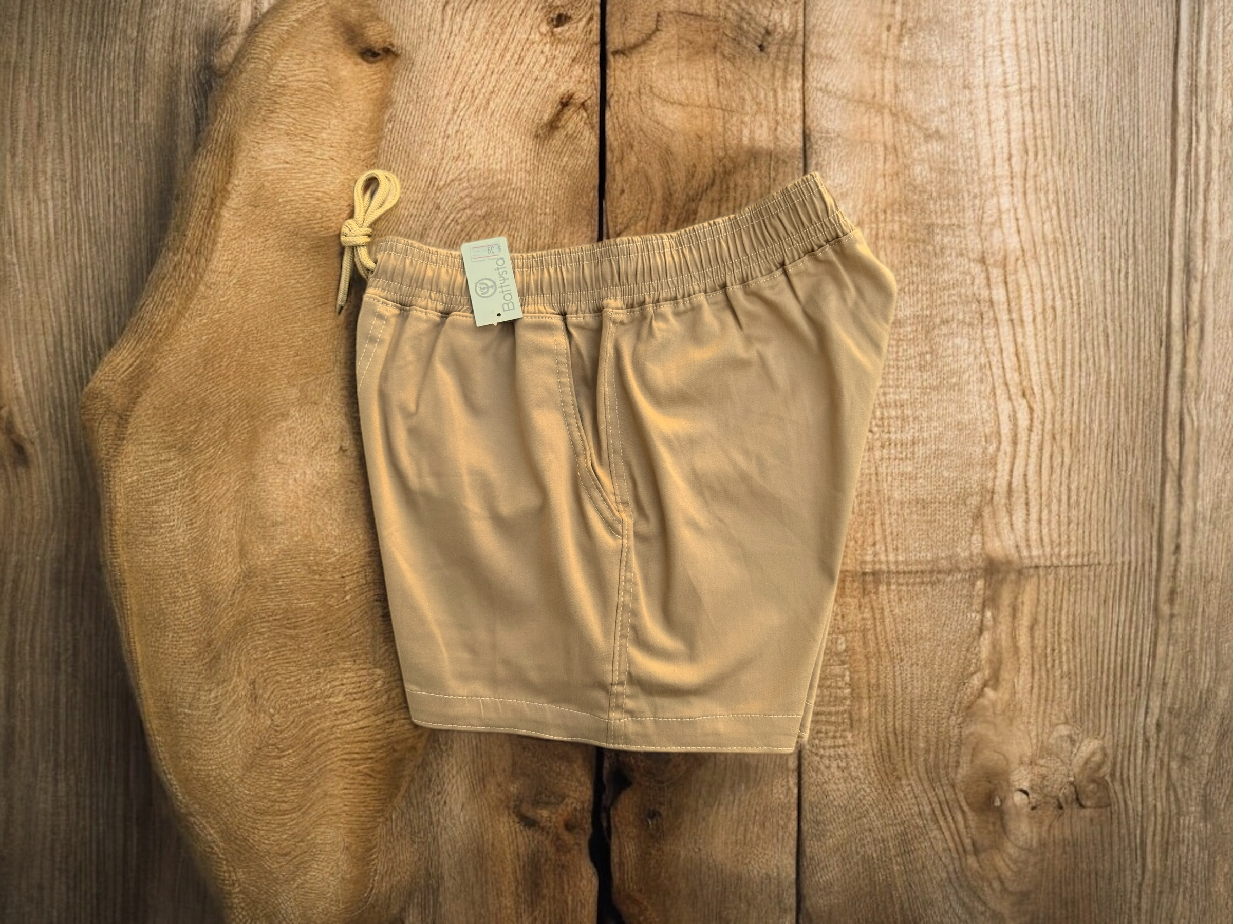 Khaki Drill Shorts 2.5 Inch | MEN SHORTS | BATTYSTA | OUTFAIR | OUTFAIR
