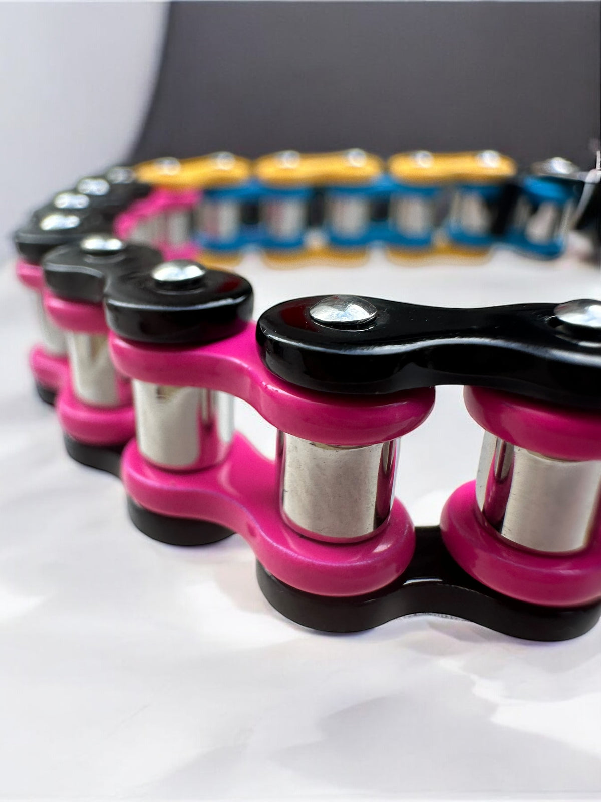 The Energy Stainless Steel Bike Chain Bracelet | MEN ACCESSORIES | LAVISH NY | OUTFAIR | OUTFAIR