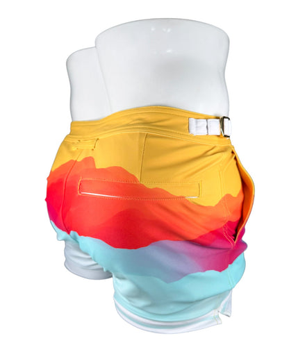 SUNSET IN COSTA BRAVA SHORTS - KBAYO