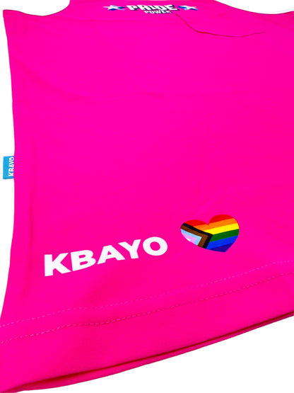 PRIDE POWER Pink Tank Top | MEN TANK TOP | KBAYO | OUTFAIR | OUTFAIR