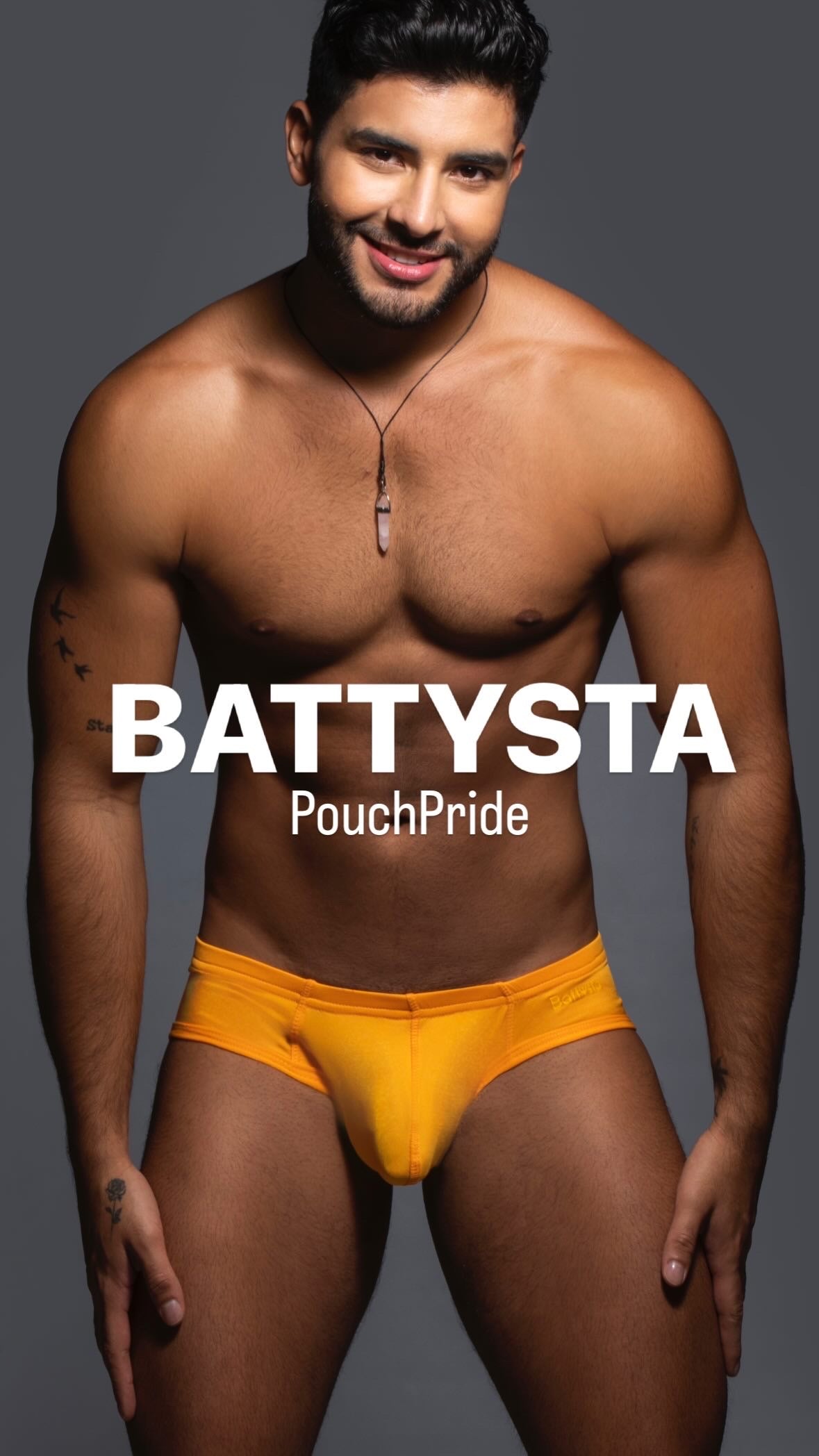 Amber Glow PouchPride | MEN SWIMWEAR | BATTYSTA | OUTFAIR | OUTFAIR