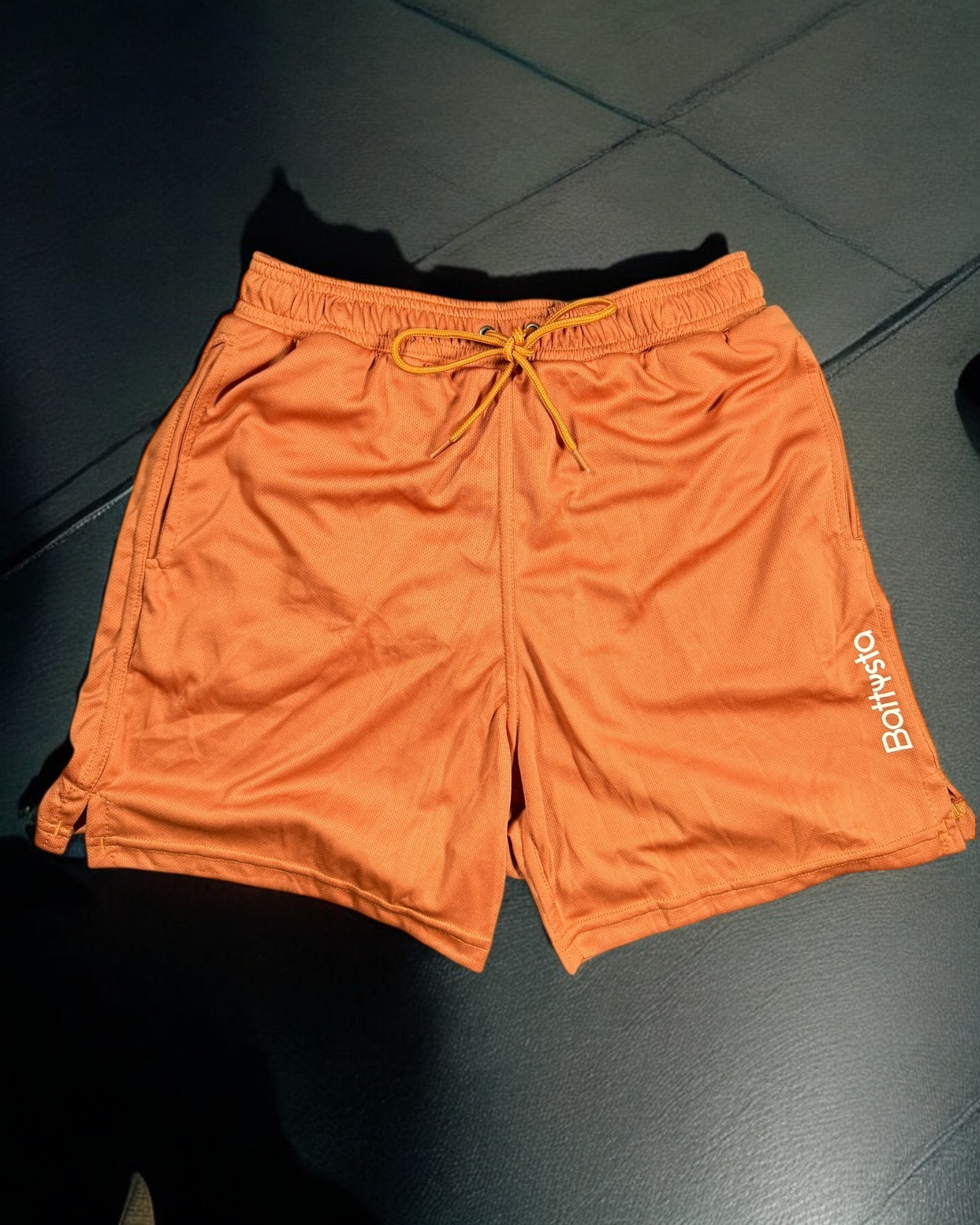 Orange Gym Shorts | MEN SHORTS | BATTYSTA | OUTFAIR | OUTFAIR