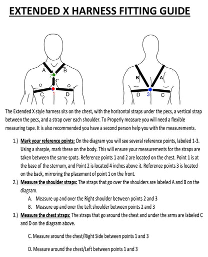 Classic Latigo Extended X Harness with Snaps - view 9