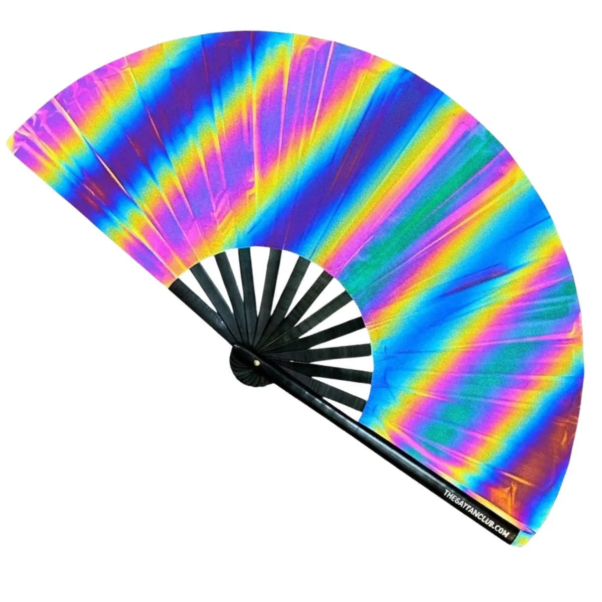 Eclipse Reflective Rainbow Fan