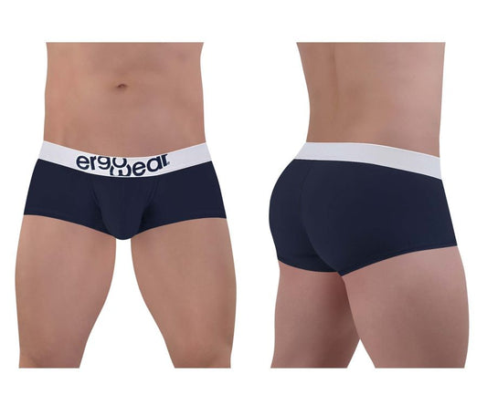 ErgoWear Men's Underwear EW1472 MAX COTTON Trunks Color Navy Blue