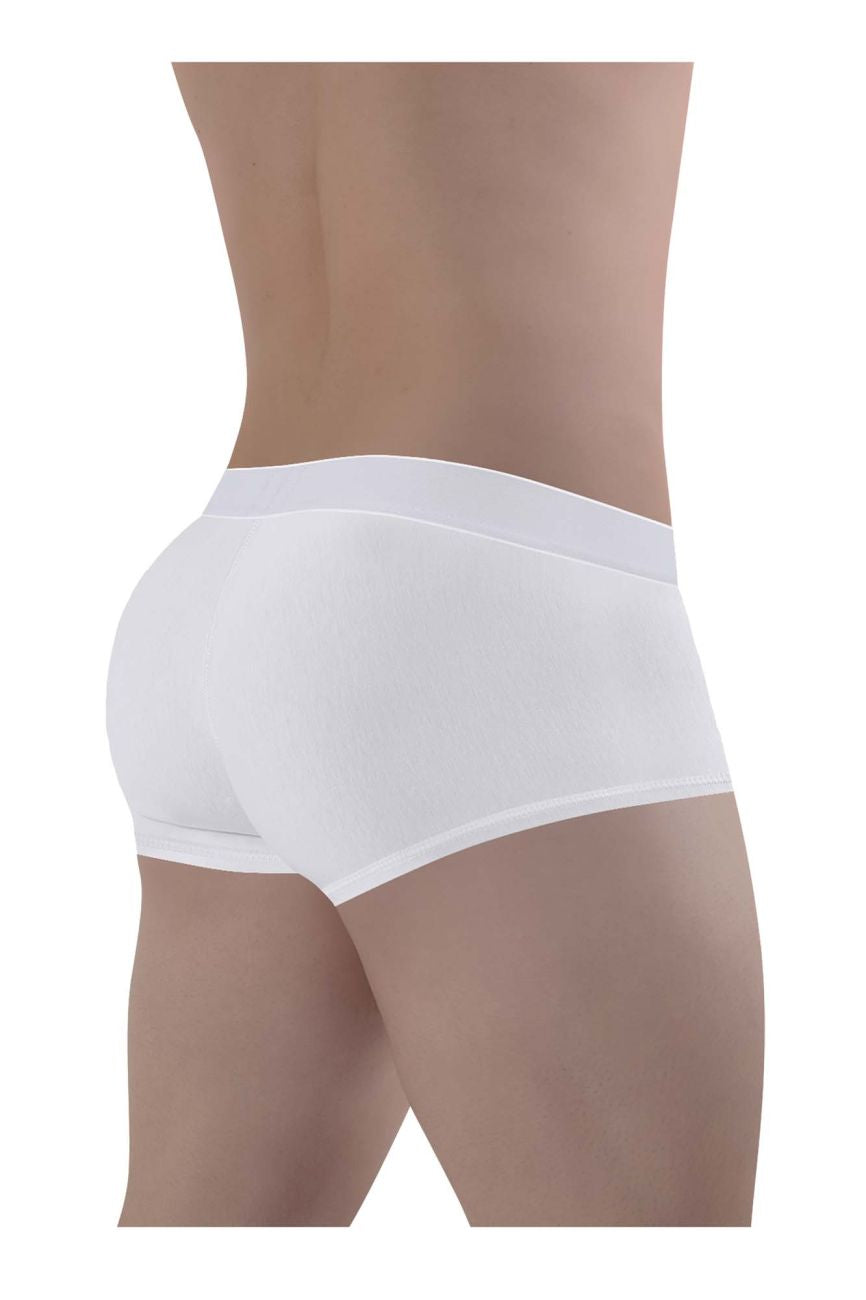 ErgoWear Men's Underwear EW1476 MAX COTTON Trunks Color White