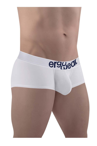 ErgoWear Men's Underwear EW1476 MAX COTTON Trunks Color White