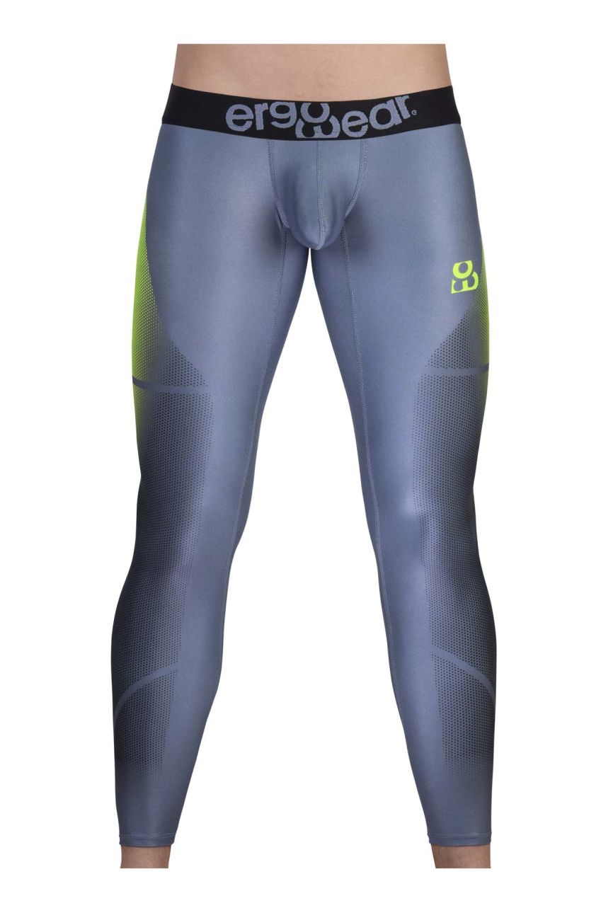 ErgoWear Men's active and swimwear EW1604 MAX SE Athletic Pants Color Gray-Green