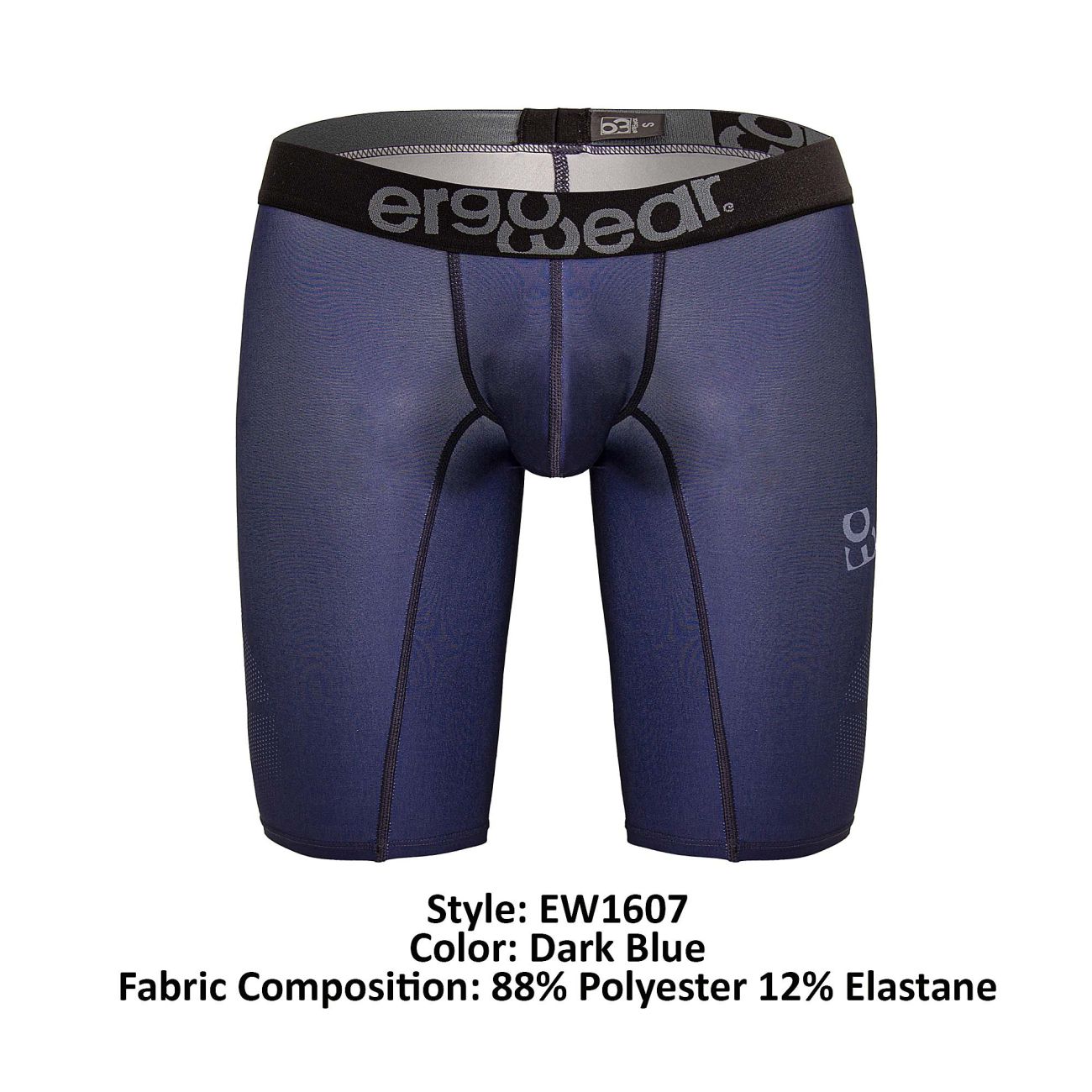 ErgoWear Men's active and swimwear EW1607 MAX SE Athletic Shorts Color Dark Blue