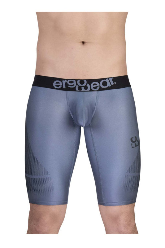 ErgoWear Men's active and swimwear EW1609 MAX SE Athletic Shorts Color Gray-Black
