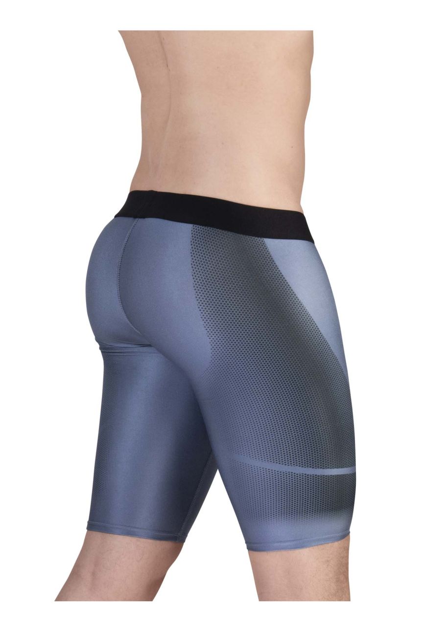 ErgoWear Men's active and swimwear EW1609 MAX SE Athletic Shorts Color Gray-Black