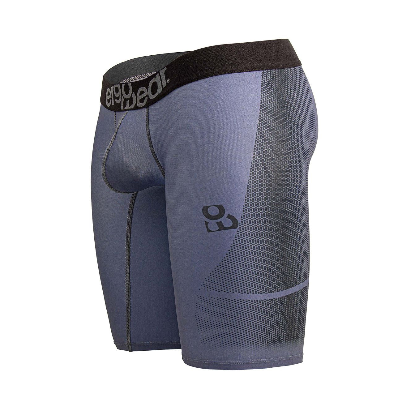 ErgoWear Men's active and swimwear EW1609 MAX SE Athletic Shorts Color Gray-Black
