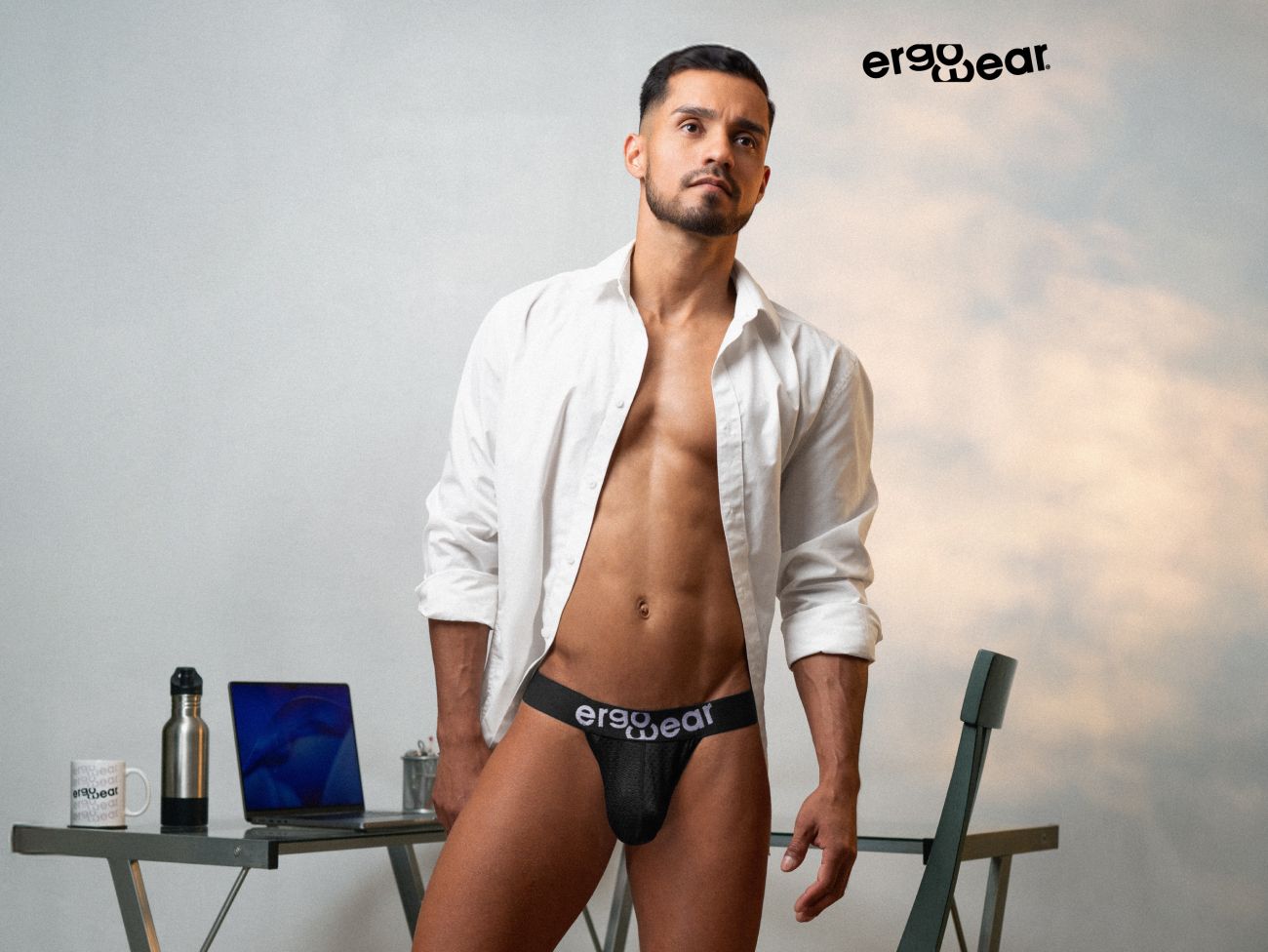 ErgoWear Men's Underwear EW1687 MAX FLOW G-String Color Black