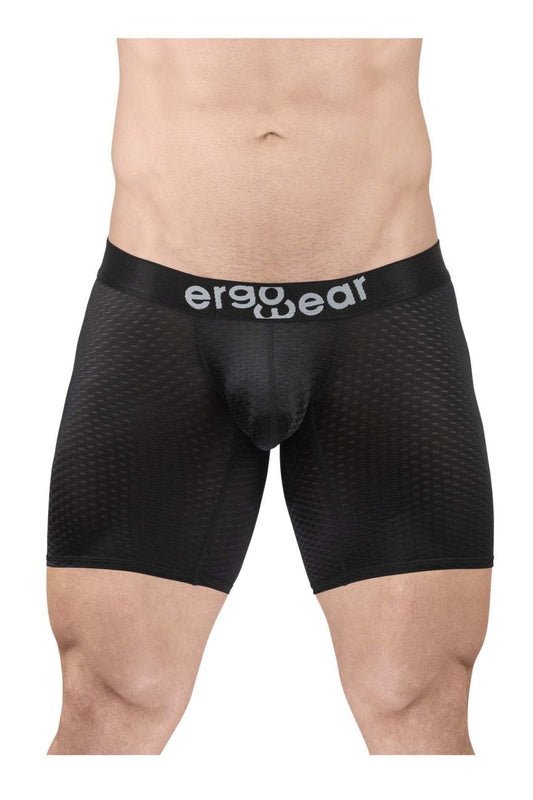 ErgoWear Men's Underwear EW1690 MAX FLOW Boxer Briefs Color Black