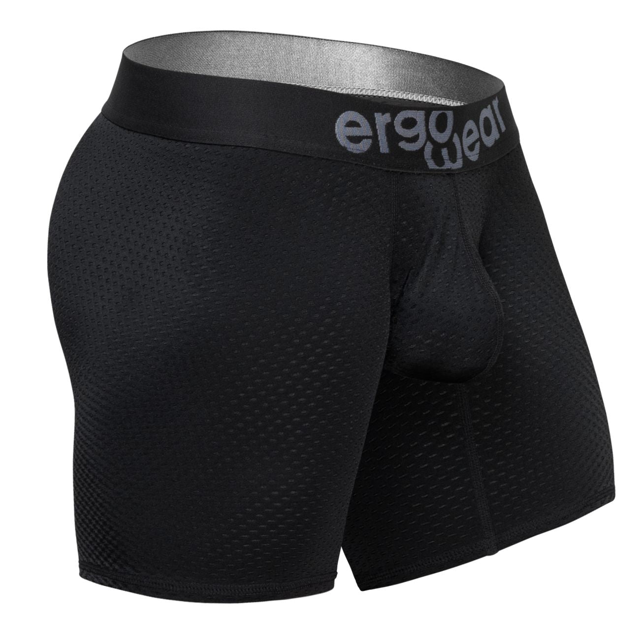 ErgoWear Men's Underwear EW1690 MAX FLOW Boxer Briefs Color Black