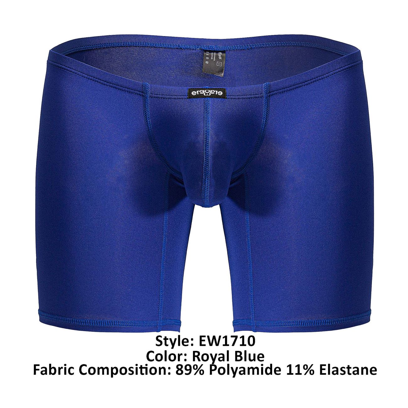 ErgoWear Men's Underwear EW1710 X4D Boxer Briefs Color Royal Blue