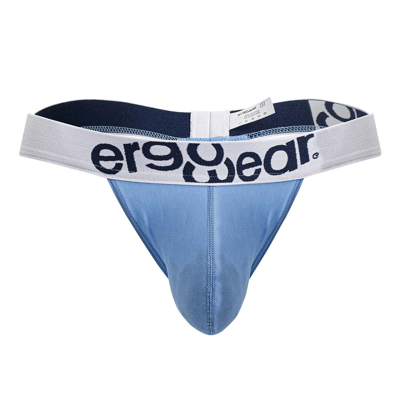 ErgoWear Men's Underwear EW1711 MAX COTTON Thongs Color Light Blue