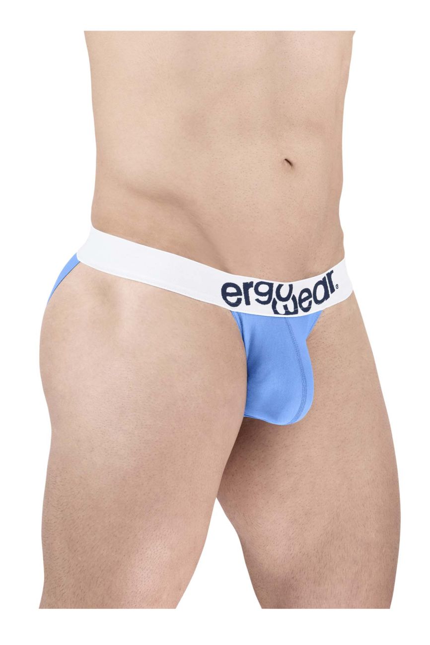 ErgoWear Men's Underwear EW1712 MAX COTTON Bikini Color Light Blue